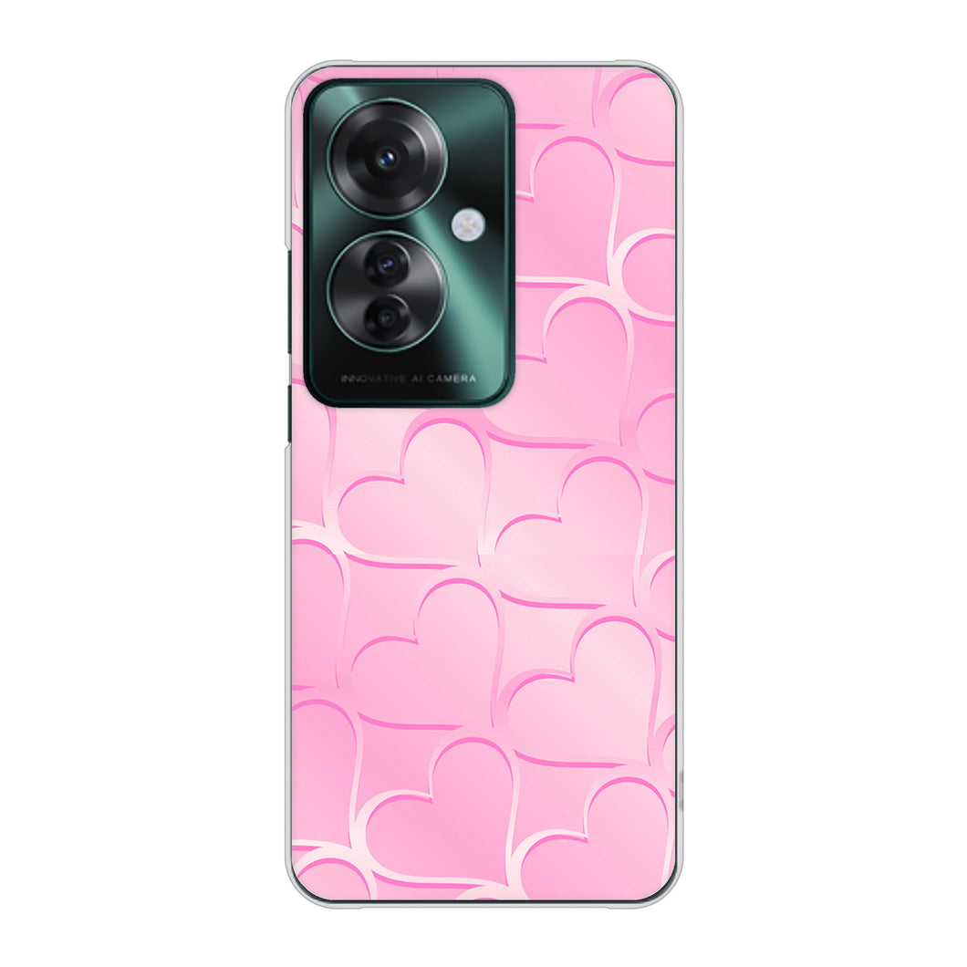 OPPO Reno11 A A401OP Y!mobile 高画質仕上げ 背面印刷 ハードケースかくれハート