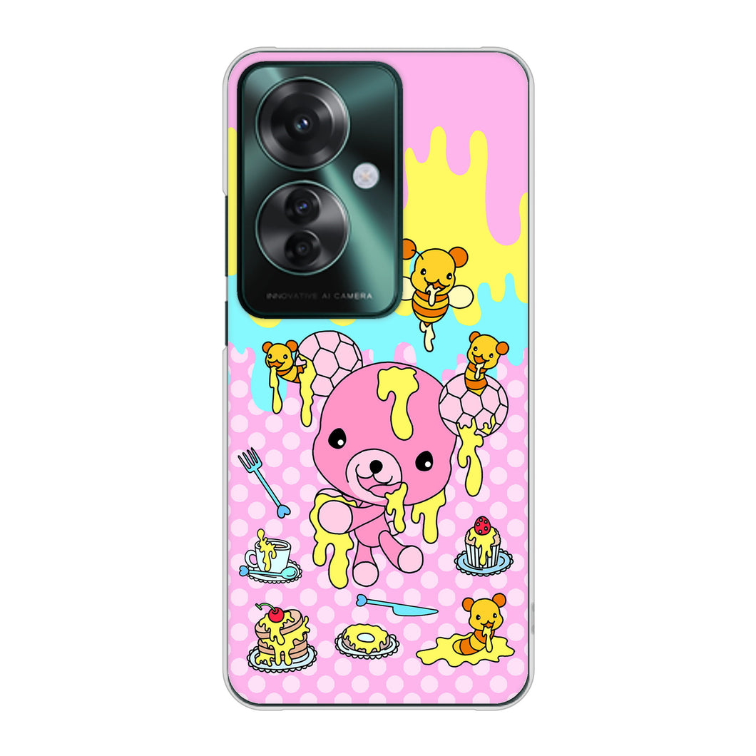 OPPO Reno11 A A401OP Y!mobile 高画質仕上げ 背面印刷 ハードケースむかいあぐる ハニベア
