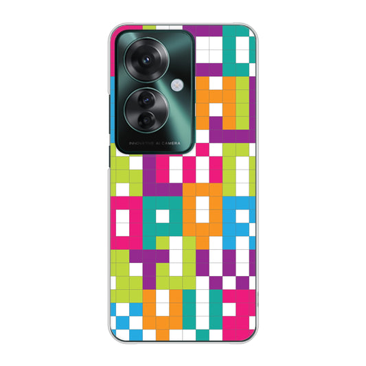 OPPO Reno11 A A401OP Y!mobile 高画質仕上げ 背面印刷 ハードケース 【IB916 ブロックアルファベット】