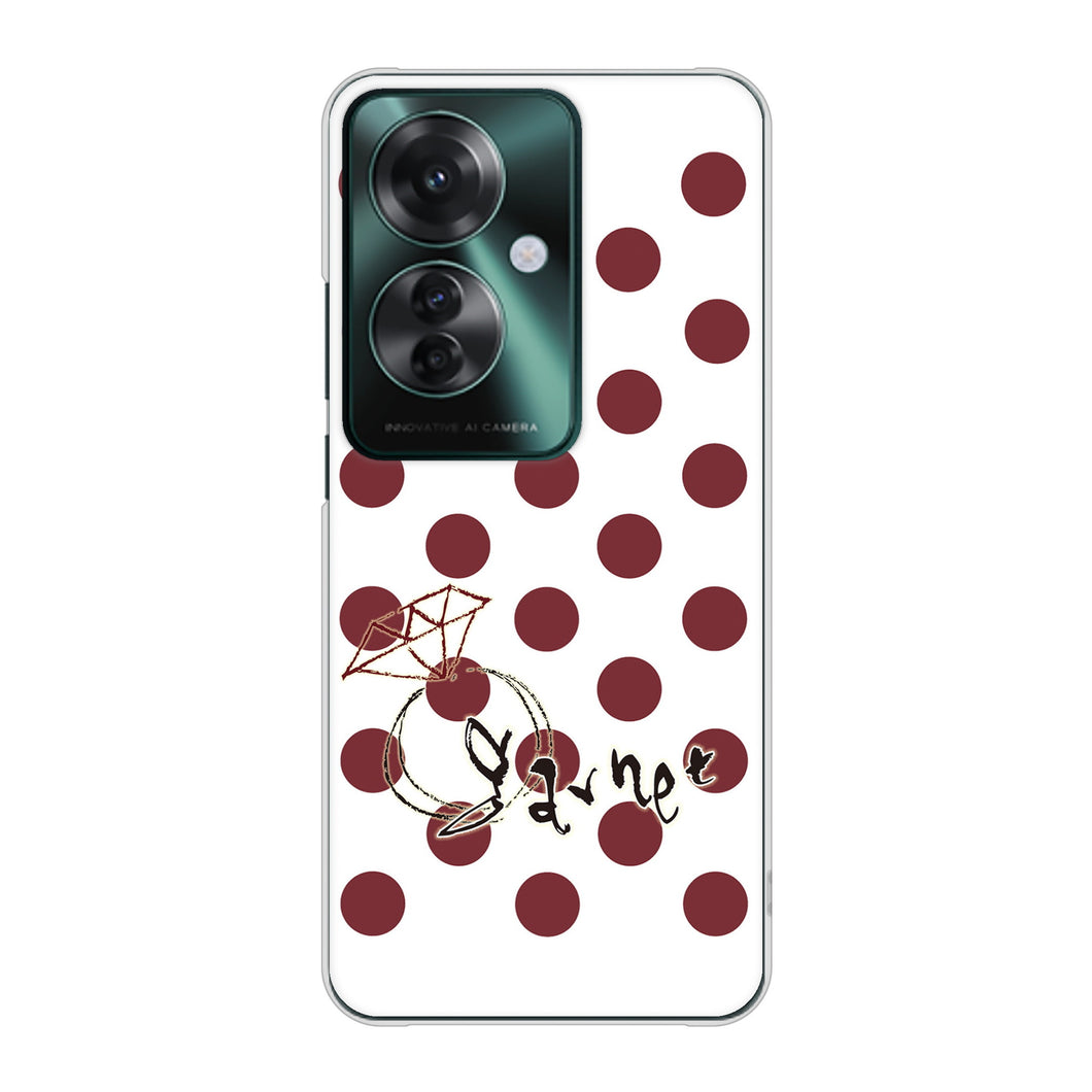 OPPO Reno11 A A401OP Y!mobile 高画質仕上げ 背面印刷 ハードケース大野詠舟 誕生石