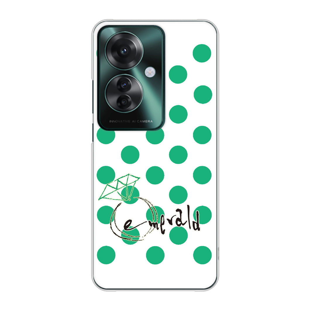 OPPO Reno11 A A401OP Y!mobile 高画質仕上げ 背面印刷 ハードケース大野詠舟 誕生石