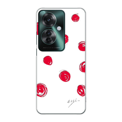 OPPO Reno11 A A401OP Y!mobile 高画質仕上げ 背面印刷 ハードケース大野詠舟 手描きシンプル