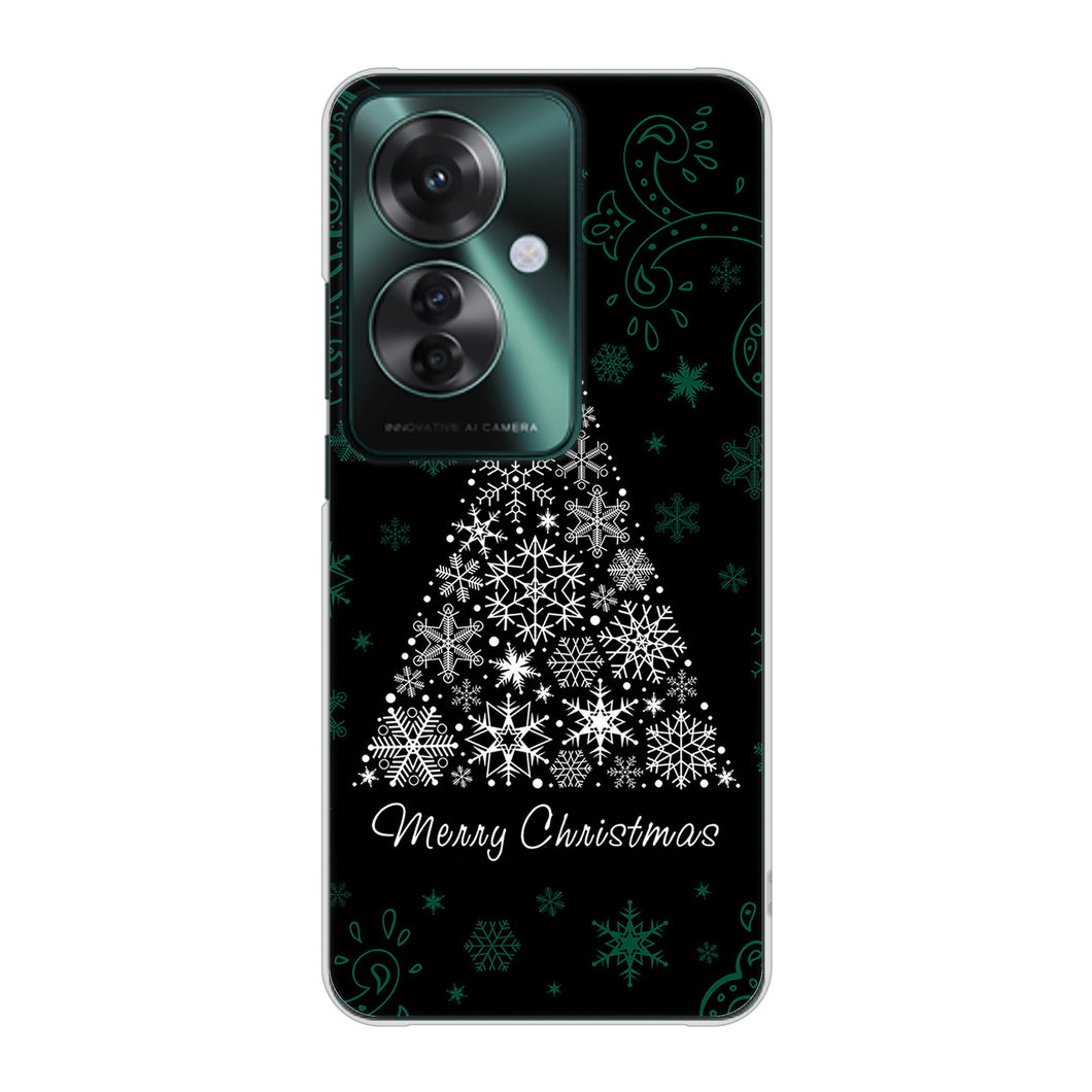 OPPO Reno11 A A401OP Y!mobile 高画質仕上げ 背面印刷 ハードケースクリスマス