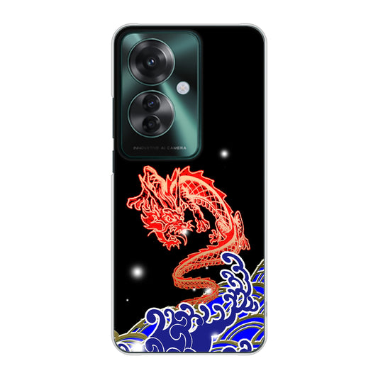 OPPO Reno11 A A401OP Y!mobile 高画質仕上げ 背面印刷 ハードケース水竜