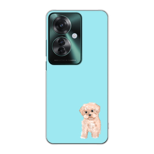 OPPO Reno11 A A401OP Y!mobile 高画質仕上げ 背面印刷 ハードケーストイプードルアプリコット