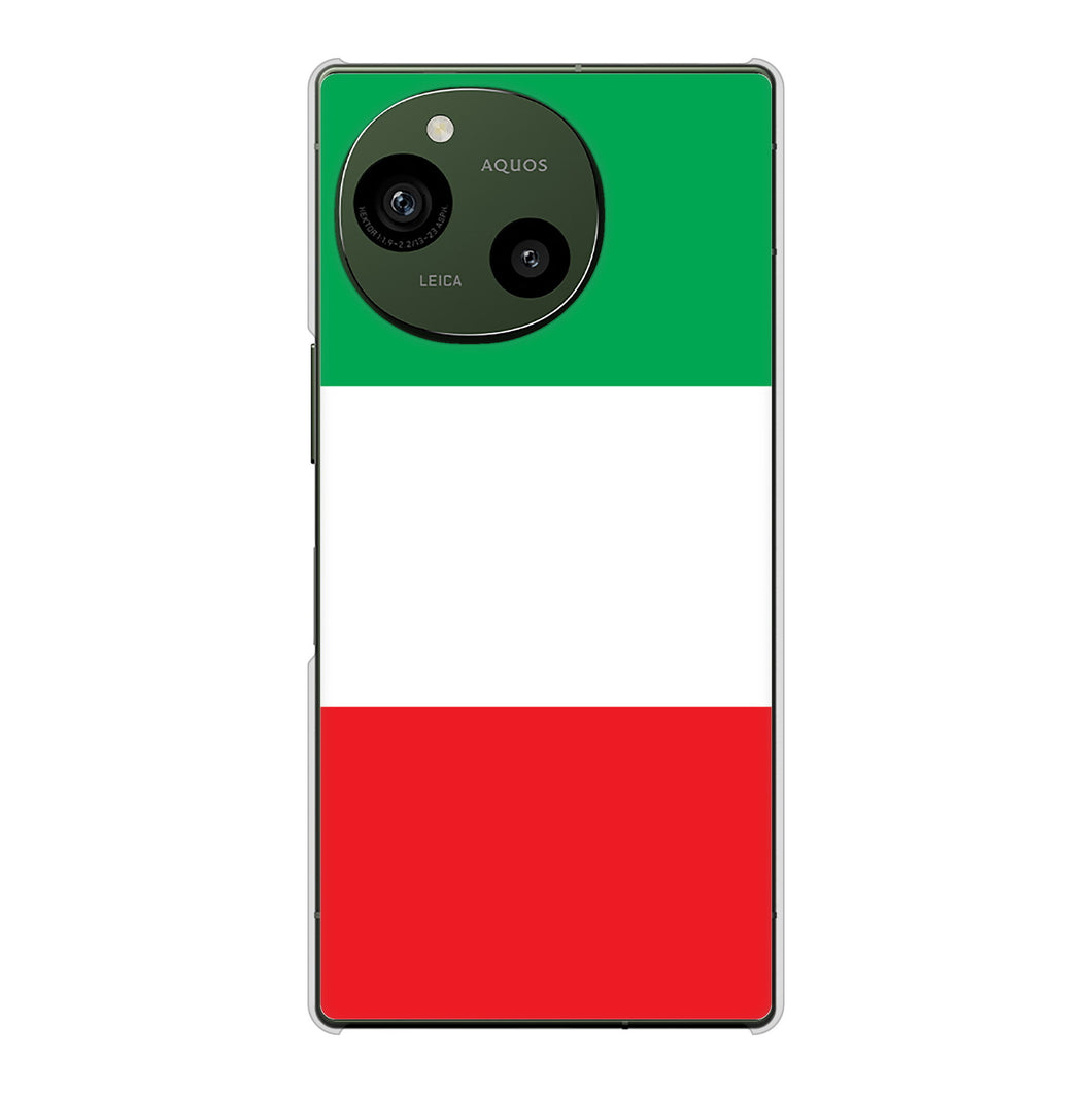 AQUOS R9 A401SH SoftBank 高画質仕上げ 背面印刷 ハードケース国旗