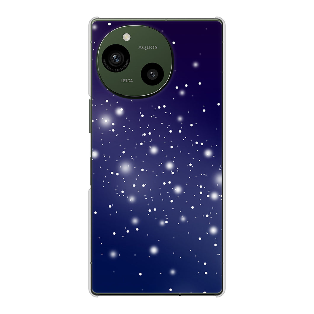 AQUOS R9 A401SH SoftBank 高画質仕上げ 背面印刷 ハードケース 【1271 天空の川】