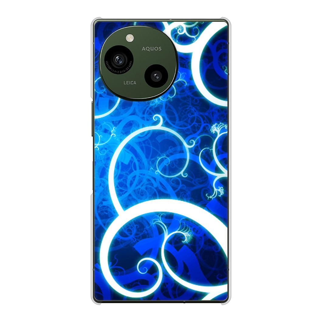 AQUOS R9 A401SH SoftBank 高画質仕上げ 背面印刷 ハードケース 【EK850 神秘の草】