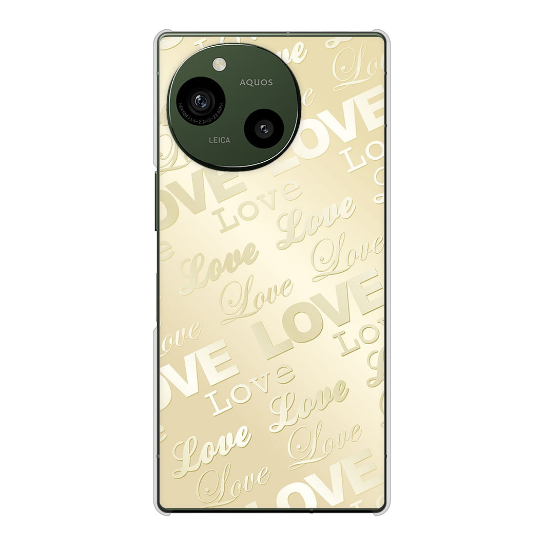 AQUOS R9 A401SH SoftBank 高画質仕上げ 背面印刷 ハードケースエンボス風LOVEリンク