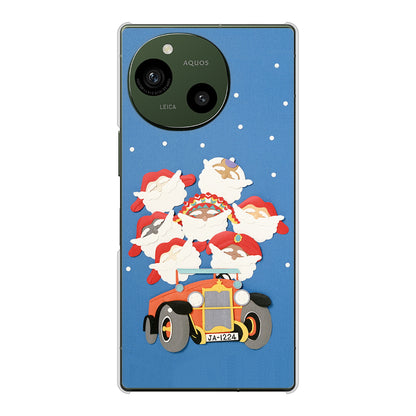 AQUOS R9 A401SH SoftBank 高画質仕上げ 背面印刷 ハードケースクリスマス