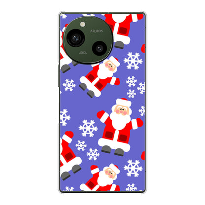 AQUOS R9 A401SH SoftBank 高画質仕上げ 背面印刷 ハードケースクリスマス