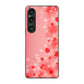 Xperia 1 VI A401SO SoftBank 高画質仕上げ 背面印刷 ハードケース 【003 ハート色の夢】