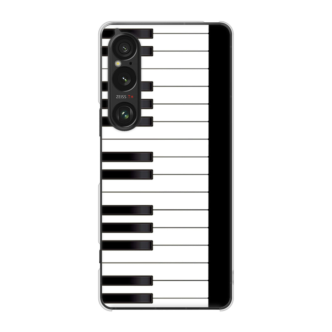 Xperia 1 VI A401SO SoftBank 高画質仕上げ 背面印刷 ハードケースピアノ