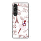 Xperia 1 VI A401SO SoftBank 高画質仕上げ 背面印刷 ハードケースLOVE フランス