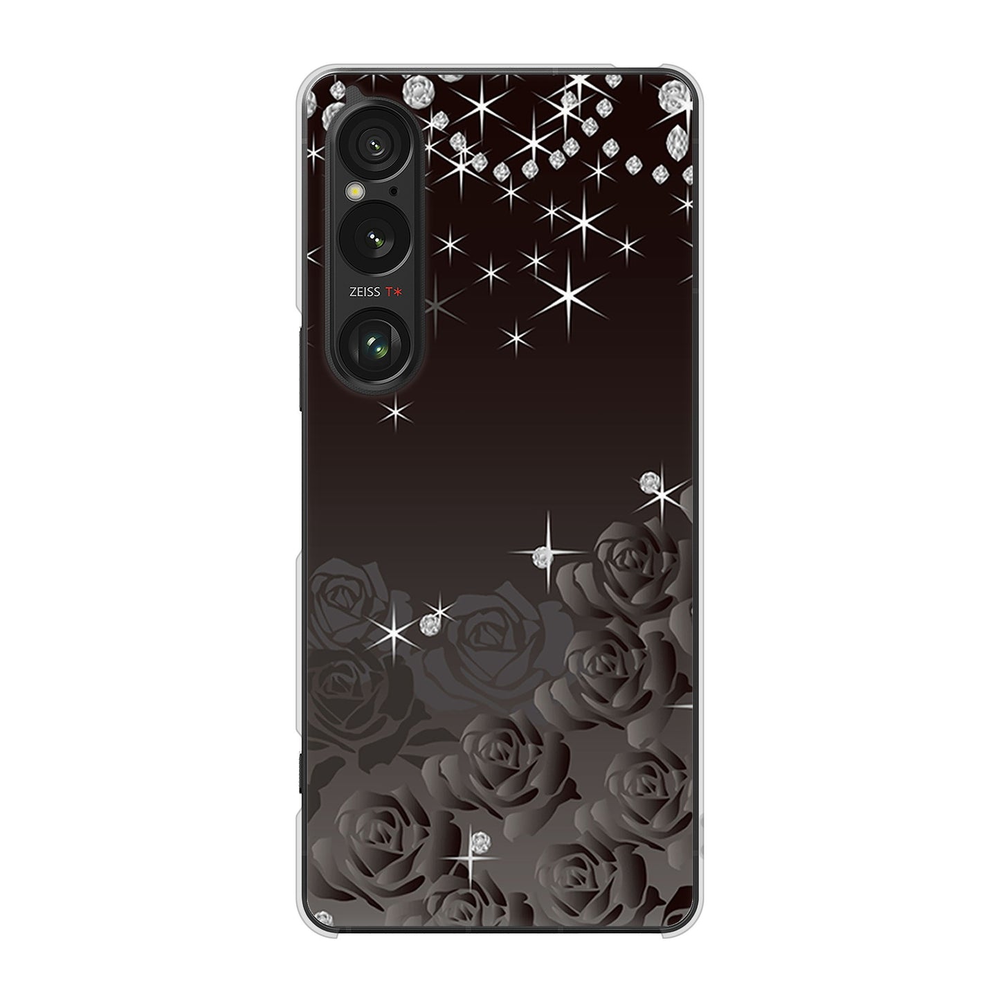Xperia 1 VI A401SO SoftBank 高画質仕上げ 背面印刷 ハードケースロマンチックなバラ
