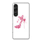 Xperia 1 VI A401SO SoftBank 高画質仕上げ 背面印刷 ハードケース 【387 薔薇のハイヒール】