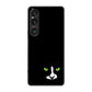 Xperia 1 VI A401SO SoftBank 高画質仕上げ 背面印刷 ハードケース 【398 黒ネコ】