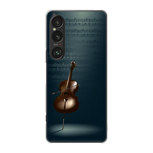 Xperia 1 VI A401SO SoftBank 高画質仕上げ 背面印刷 ハードケース 【441 楽譜】