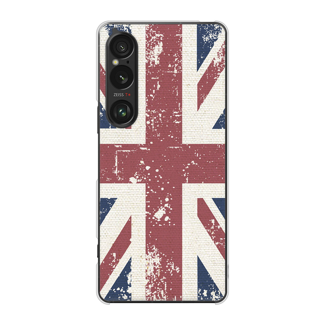 Xperia 1 VI A401SO SoftBank 高画質仕上げ 背面印刷 ハードケースユニオンジャック