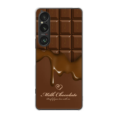 Xperia 1 VI A401SO SoftBank 高画質仕上げ 背面印刷 ハードケース板チョコ
