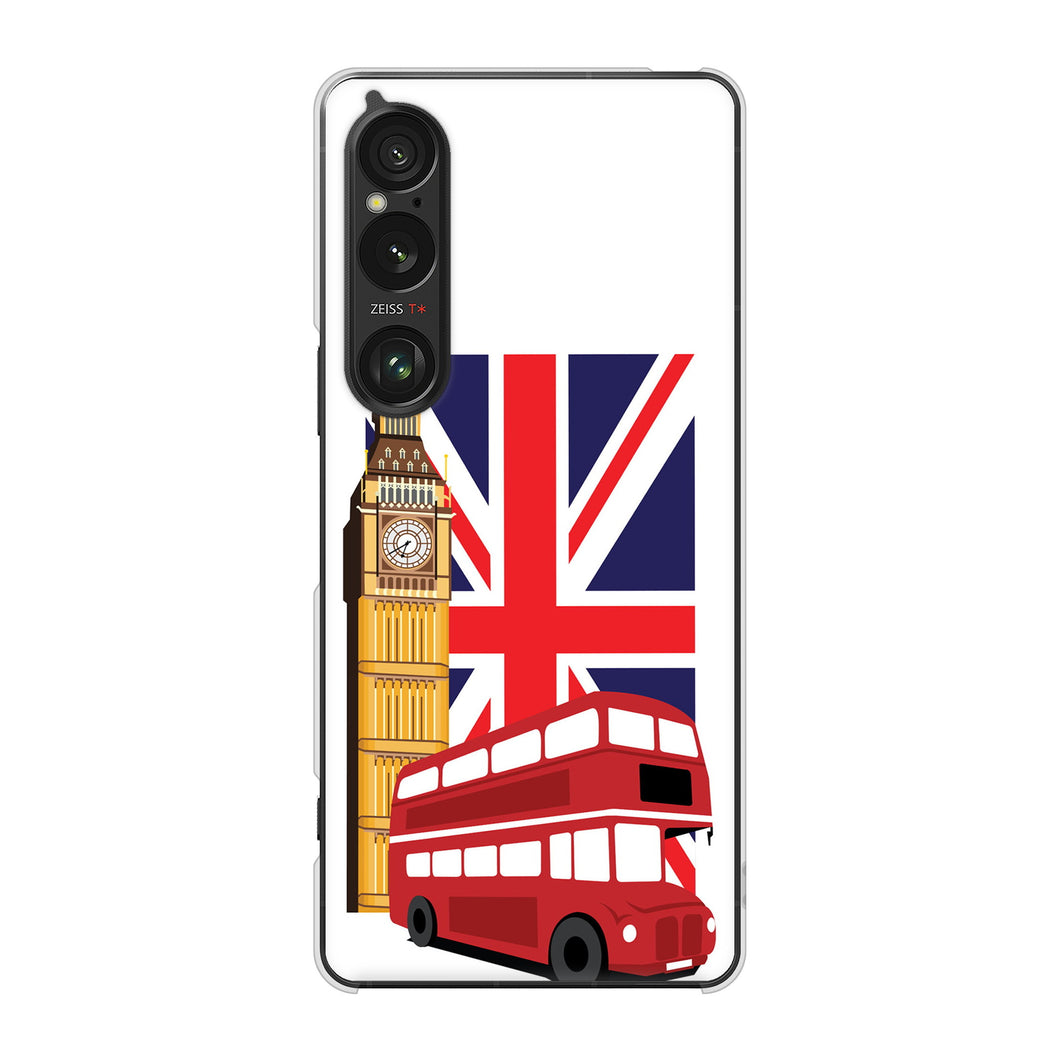 Xperia 1 VI A401SO SoftBank 高画質仕上げ 背面印刷 ハードケースイギリスの風景