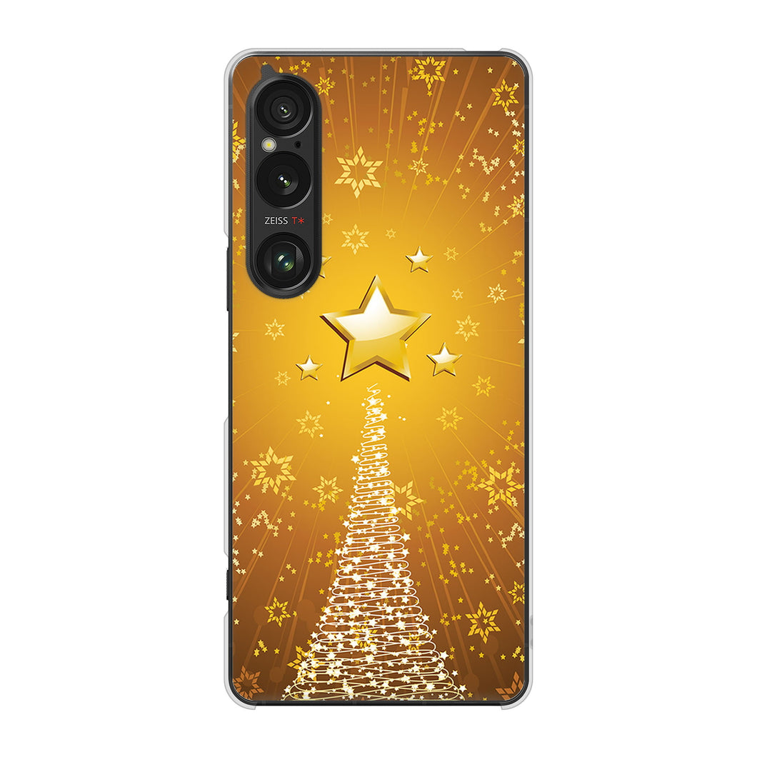 Xperia 1 VI A401SO SoftBank 高画質仕上げ 背面印刷 ハードケースクリスマス