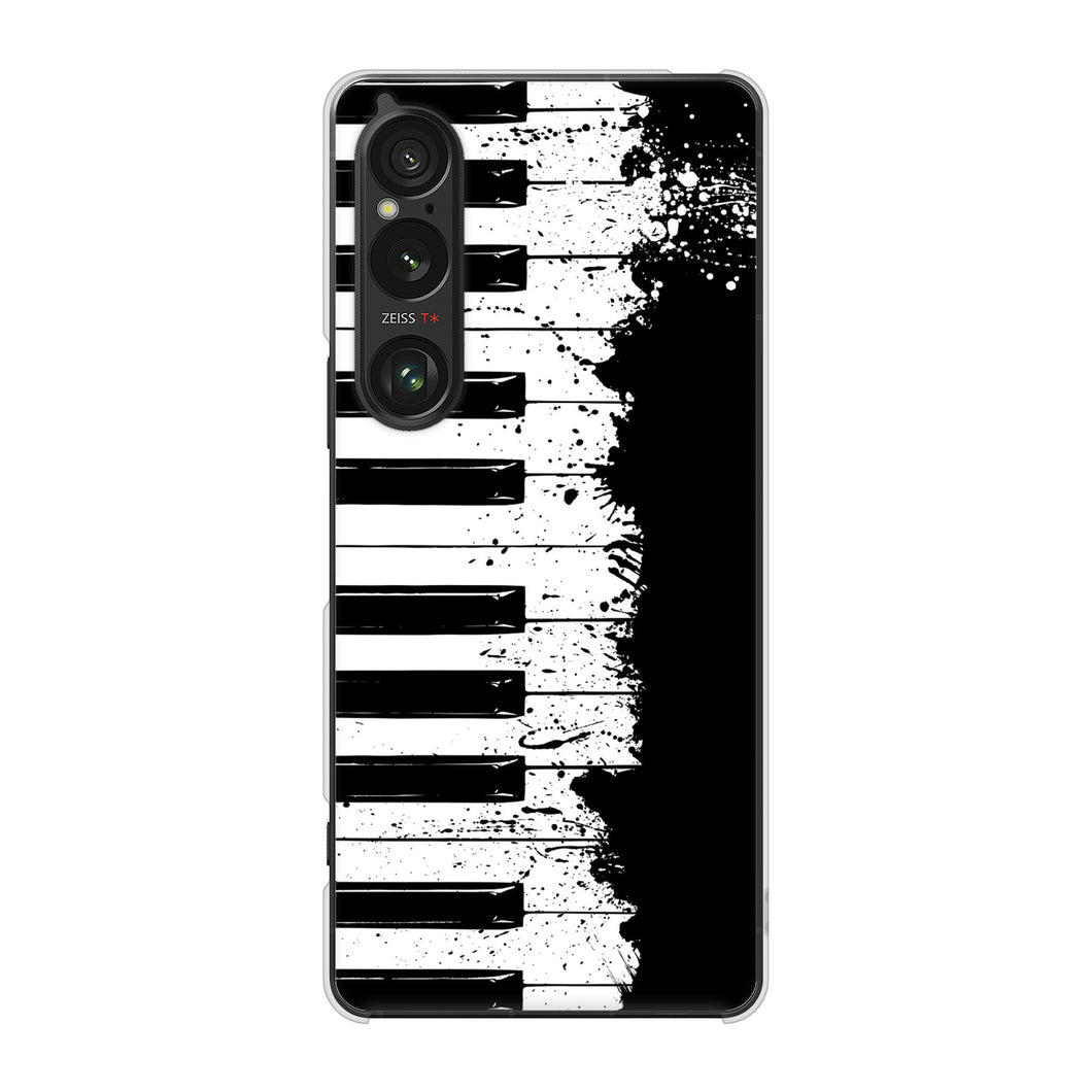 Xperia 1 VI A401SO SoftBank 高画質仕上げ 背面印刷 ハードケースピアノ