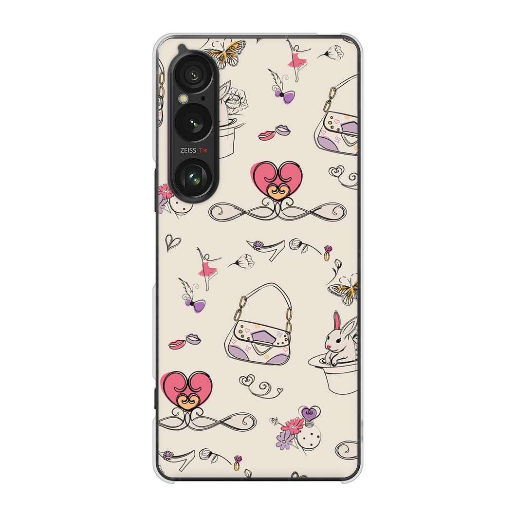Xperia 1 VI A401SO SoftBank 高画質仕上げ 背面印刷 ハードケースマルチスタイル