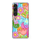 Xperia 1 VI A401SO SoftBank 高画質仕上げ 背面印刷 ハードケース 【713 ミラクルフラワー】