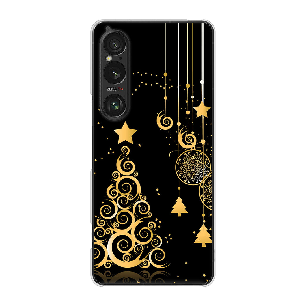 Xperia 1 VI A401SO SoftBank 高画質仕上げ 背面印刷 ハードケースクリスマス