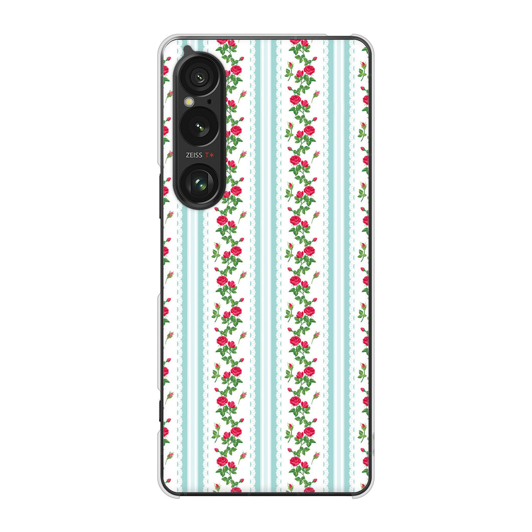 Xperia 1 VI A401SO SoftBank 高画質仕上げ 背面印刷 ハードケースイングリッシュガーデン