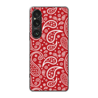 Xperia 1 VI A401SO SoftBank 高画質仕上げ 背面印刷 ハードケースペイズリー
