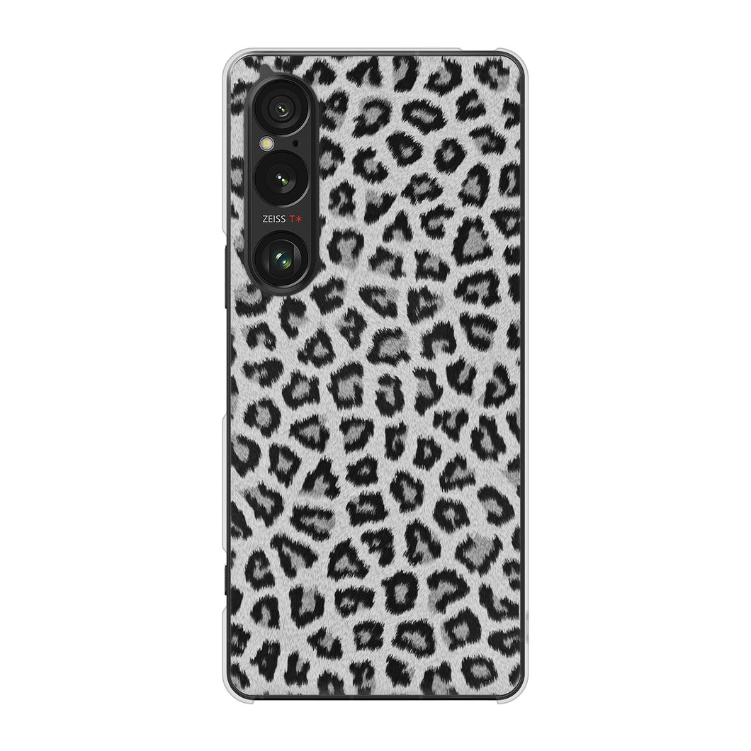 Xperia 1 VI A401SO SoftBank 高画質仕上げ 背面印刷 ハードケースヒョウ柄ベーシックS