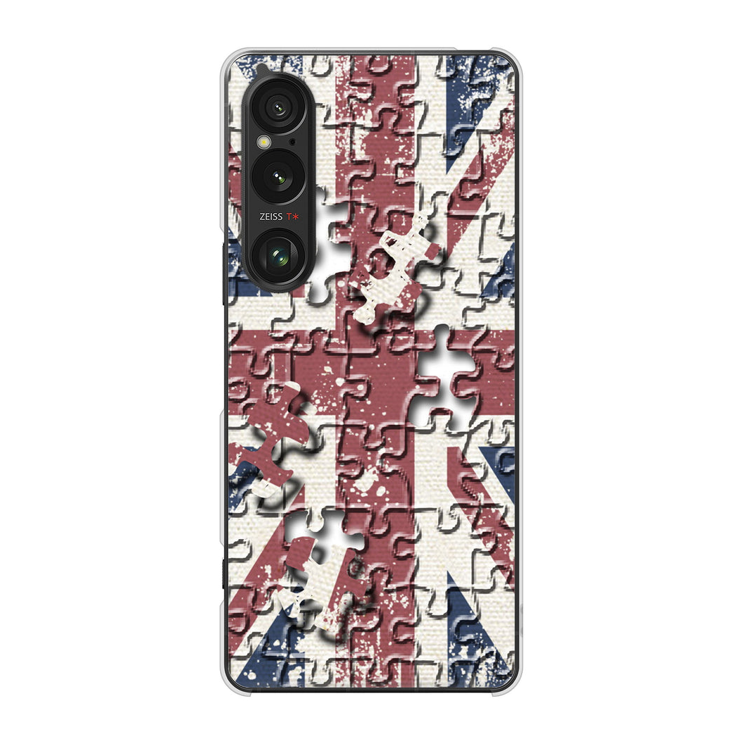 Xperia 1 VI A401SO SoftBank 高画質仕上げ 背面印刷 ハードケースユニオンジャック