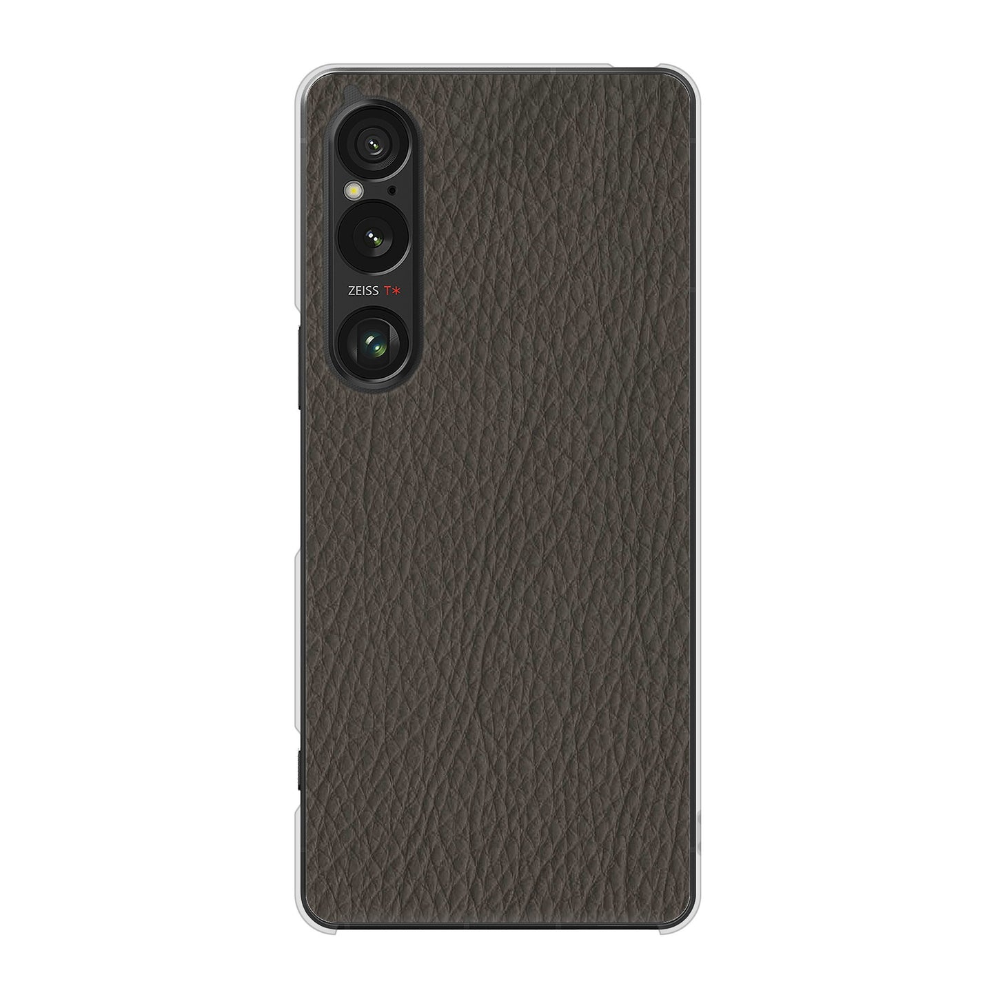 Xperia 1 VI A401SO SoftBank 高画質仕上げ 背面印刷 ハードケースレザー風