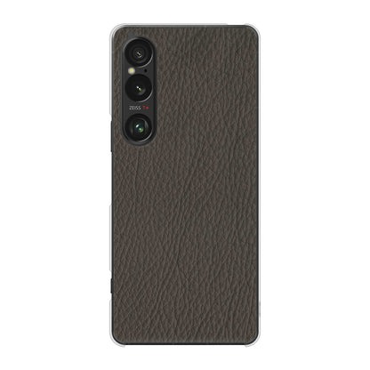Xperia 1 VI A401SO SoftBank 高画質仕上げ 背面印刷 ハードケースレザー風