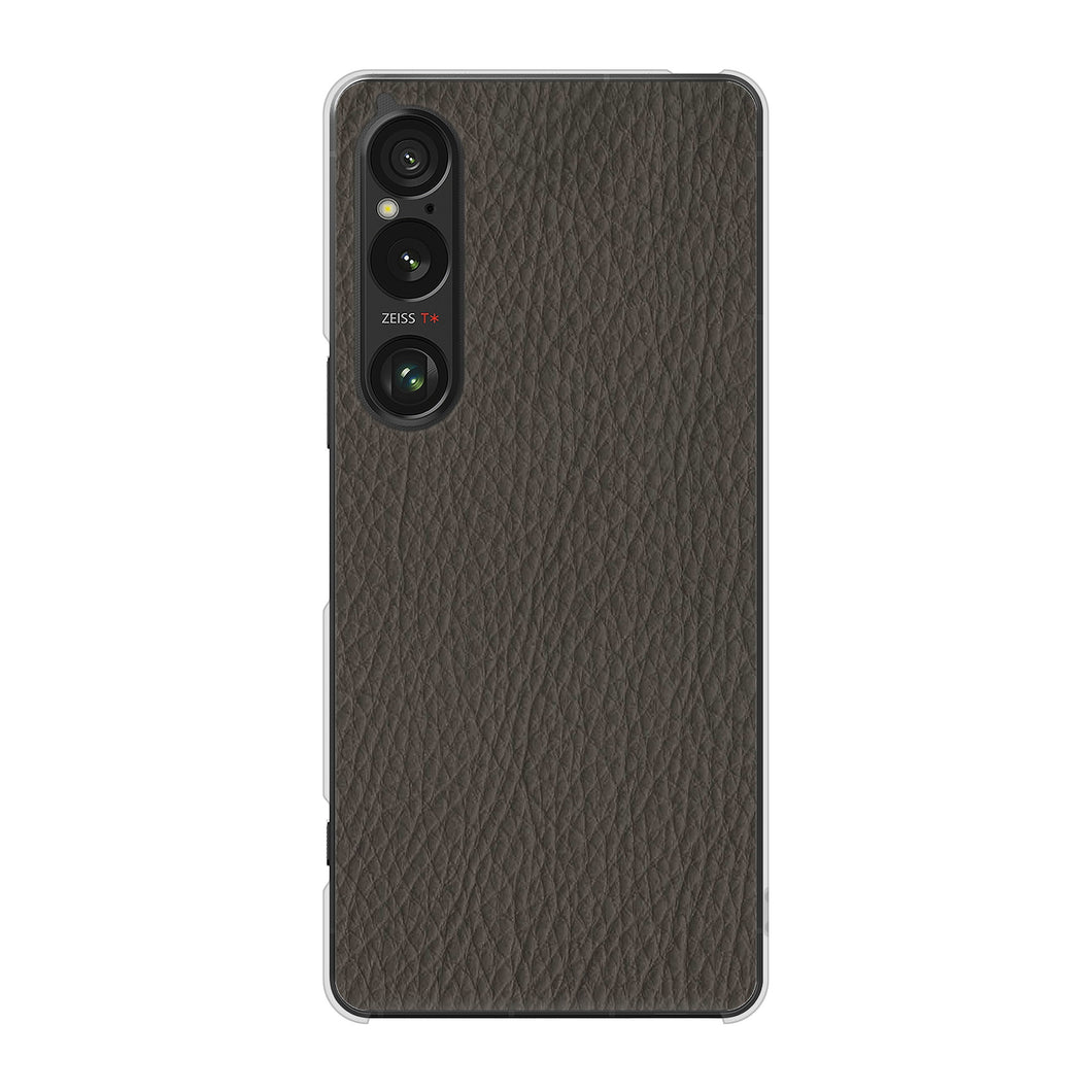 Xperia 1 VI A401SO SoftBank 高画質仕上げ 背面印刷 ハードケースレザー風