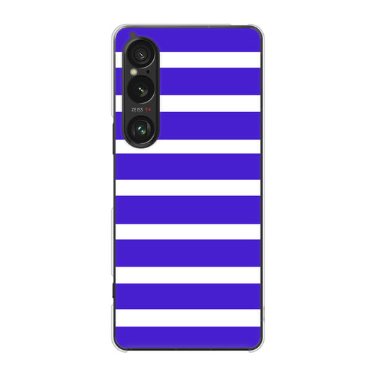 Xperia 1 VI A401SO SoftBank 高画質仕上げ 背面印刷 ハードケースシンプルボーダー