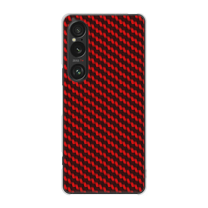 Xperia 1 VI A401SO SoftBank 高画質仕上げ 背面印刷 ハードケースカーボン