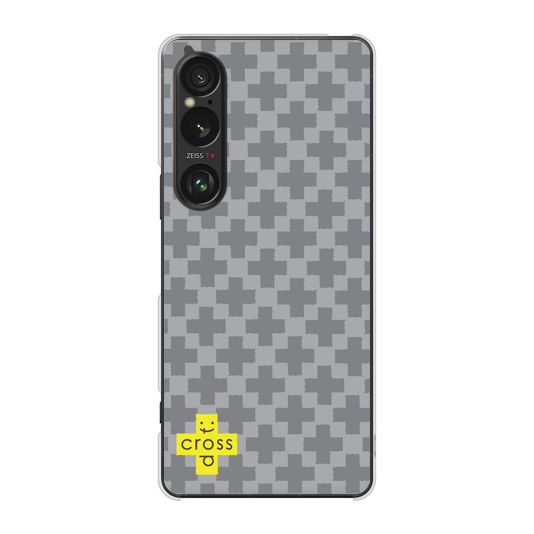 Xperia 1 VI A401SO SoftBank 高画質仕上げ 背面印刷 ハードケースクロスドット