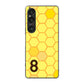 Xperia 1 VI A401SO SoftBank 高画質仕上げ 背面印刷 ハードケース 【IB913 はちの巣】