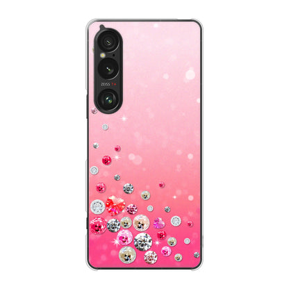 Xperia 1 VI A401SO SoftBank 高画質仕上げ 背面印刷 ハードケーススワロデコ風プリント