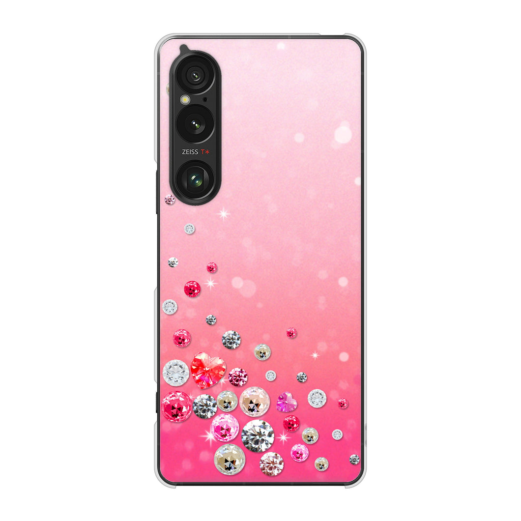Xperia 1 VI A401SO SoftBank 高画質仕上げ 背面印刷 ハードケーススワロデコ風プリント