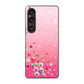 Xperia 1 VI A401SO SoftBank 高画質仕上げ 背面印刷 ハードケーススワロデコ風プリント