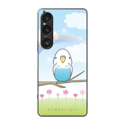 Xperia 1 VI A401SO SoftBank 高画質仕上げ 背面印刷 ハードケースセキセイインコ