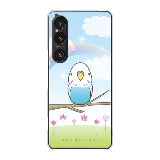Xperia 1 VI A401SO SoftBank 高画質仕上げ 背面印刷 ハードケースセキセイインコ