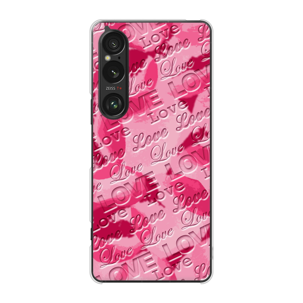 Xperia 1 VI A401SO SoftBank 高画質仕上げ 背面印刷 ハードケースフラワーヴェルニ
