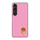 Xperia 1 VI A401SO SoftBank 高画質仕上げ 背面印刷 ハードケーストイプードルレッド