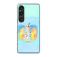 Xperia 1 VI A401SO SoftBank 高画質仕上げ 背面印刷 ハードケース 【YJ181 りんご 水彩181】