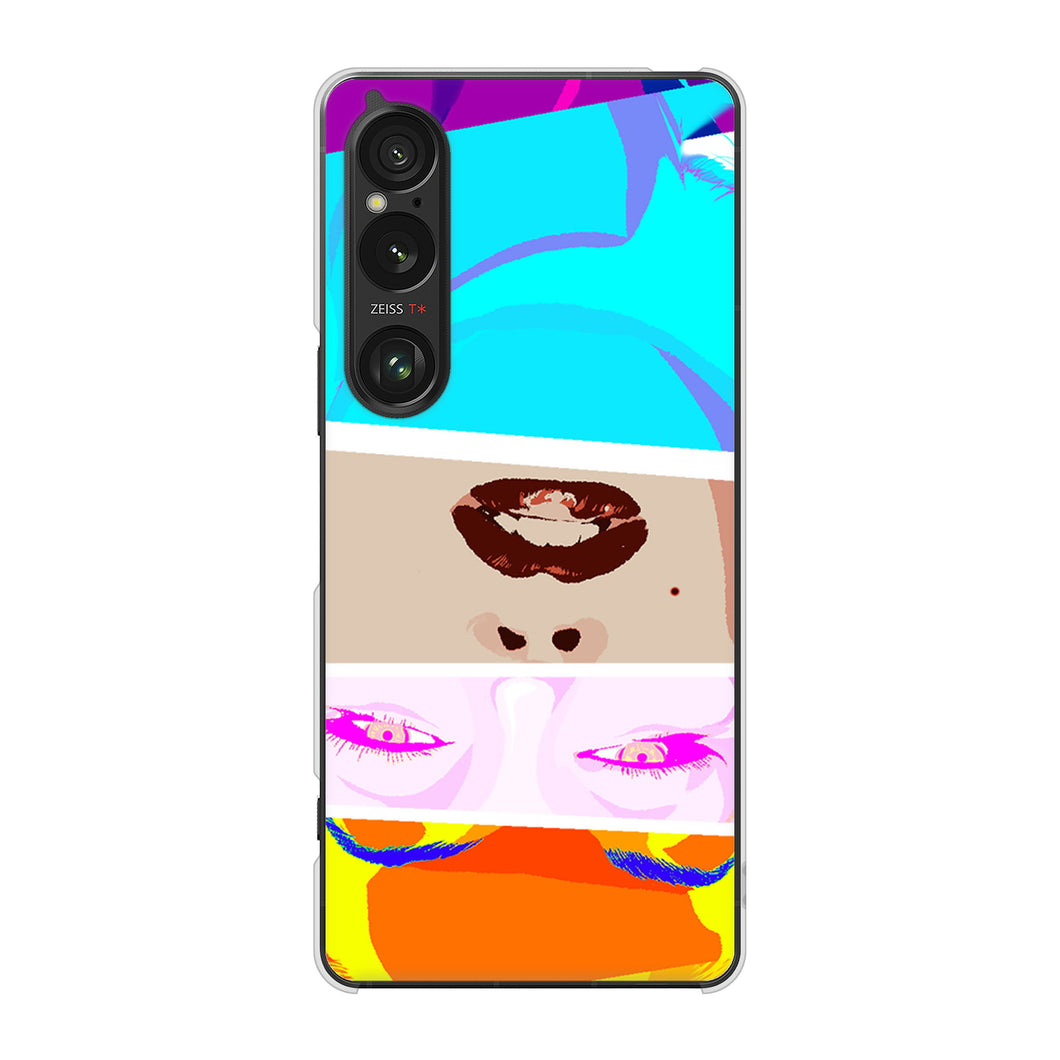 Xperia 1 VI A401SO SoftBank 高画質仕上げ 背面印刷 ハードケースマリリンモンローデザイン